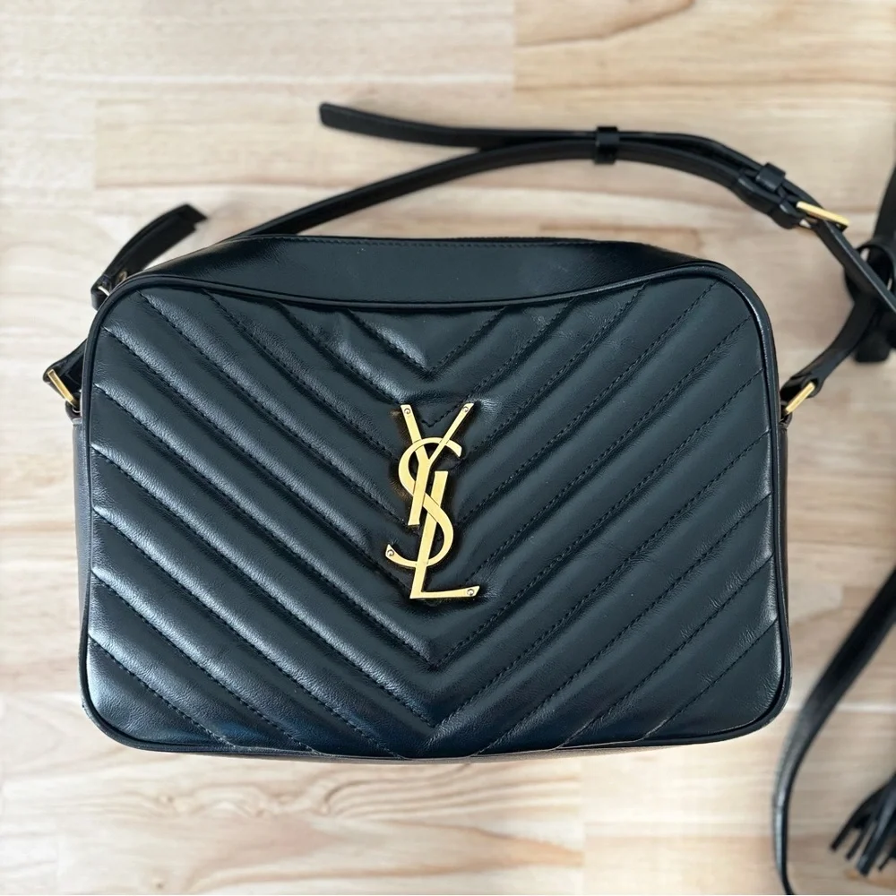 Saint Laurent Lou Camera Bag in Quilted Leather